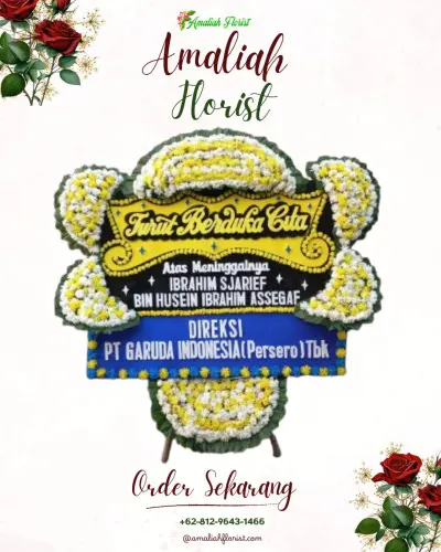 Papan Bunga Duka di Tunon